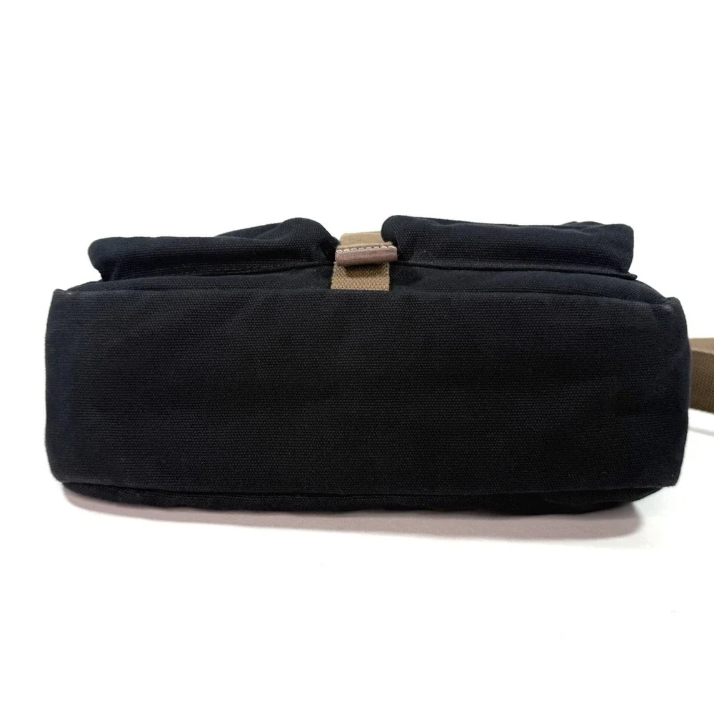 Gootium Canvas Messenger Bag Crossbody Black Multi Pocket‎ EDC Travel